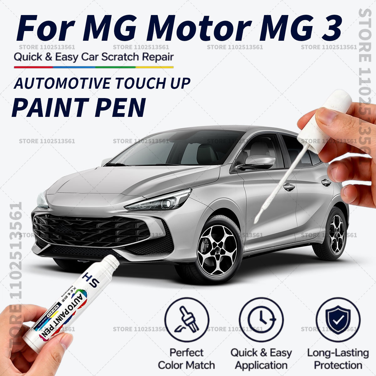 Paint Model Kit - ปากกาซ่อมสีรถยนต์ MG Motor MG 3 ปี