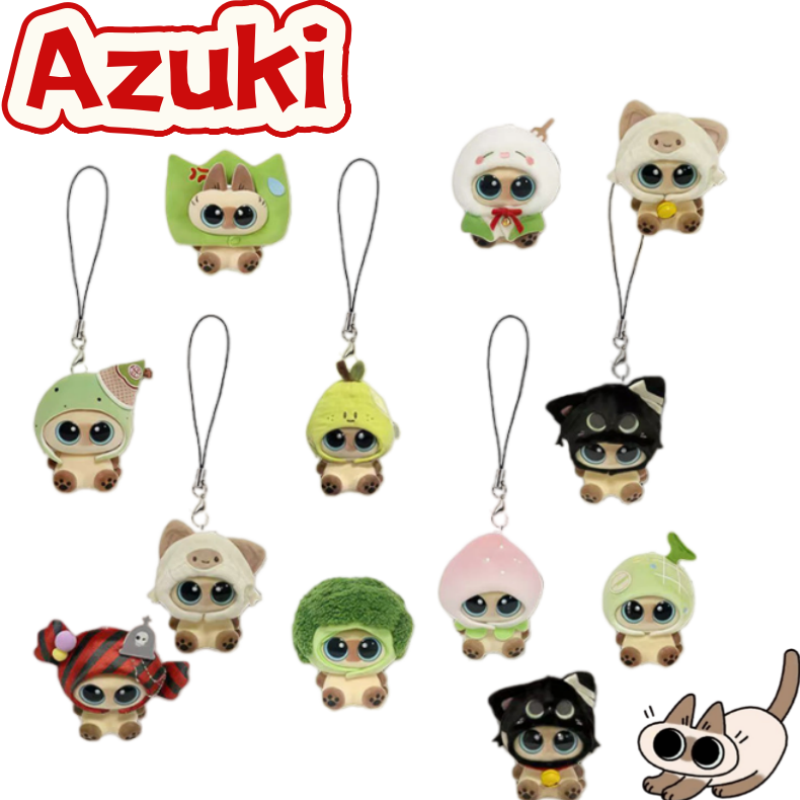 Model Kit Fantasy - สายคล้องโทรศัพท์ Azuki พร้อมดีไซน์ตุ๊กตาตัวการ์ตูนอนิเมะคุณภาพสูง เคสโทรศัพท์และพวงกุญแจสำหรับกระเป๋าเป้ที่สร้างสรรค์สำหรับทั้งผู้ชายและผู้หญิง