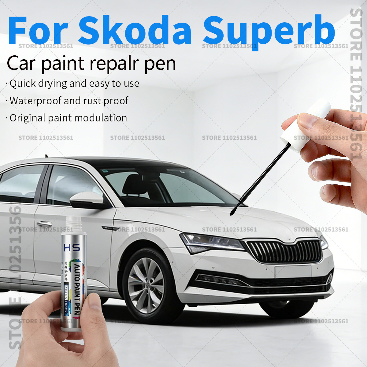 ปากกาซ่อมสีรถยนต์สำหรับสโกด้า  - Paint Model Kit บทวิจารณ์และราคา